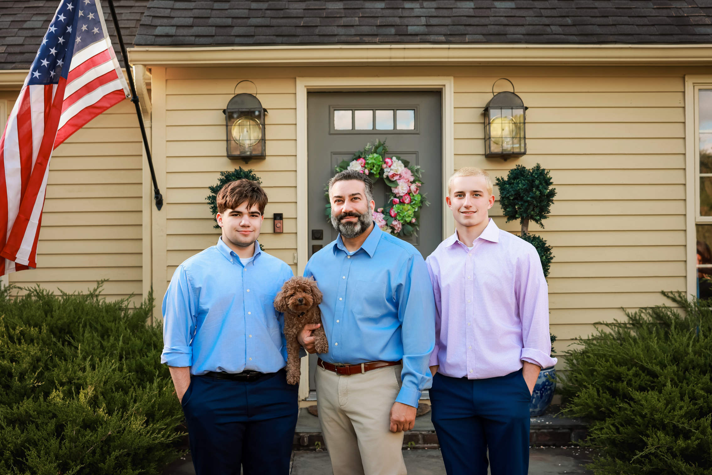 Judge Joe Zavaglia with family